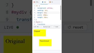 CSS Transform Translate #htmltutorial #coding