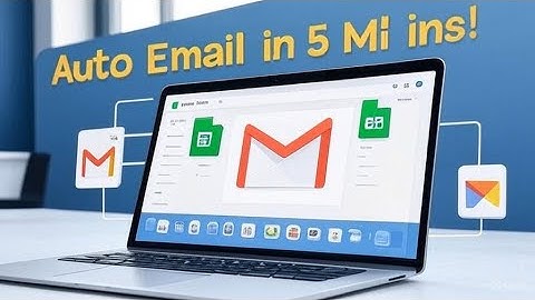 Send Emails Automatically from Google Sheets | No Code Automation
