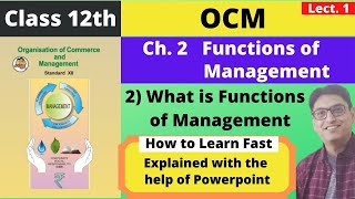 What is Functions of Management