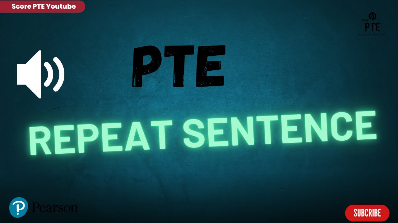 Repeat Sentence | Exam Predictions | Score PTE #scorepte # ...