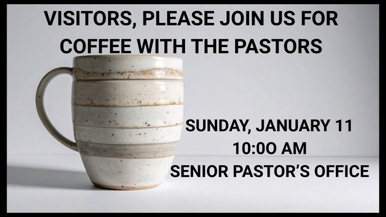 January 4 Traditional Worship