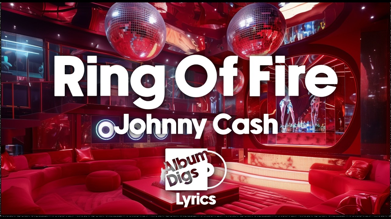 Johnny Cash - Ring Of Fire (Lyric Video) - YouTube