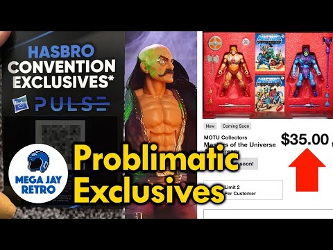 Problematic Exclusives - SDCC 2022 Day 1 Reveals Mattel & Hasbro - Mega Jay Retro