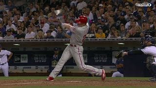 Celebrity PHI@SD: Asche ties the game with a solo home run Profile