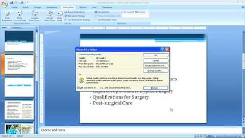 How to Record Narration for a PowerPoint Presentation For Dummies