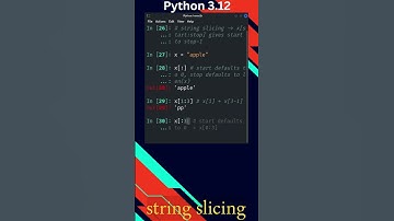 Python 3.12 - full course - string slicing