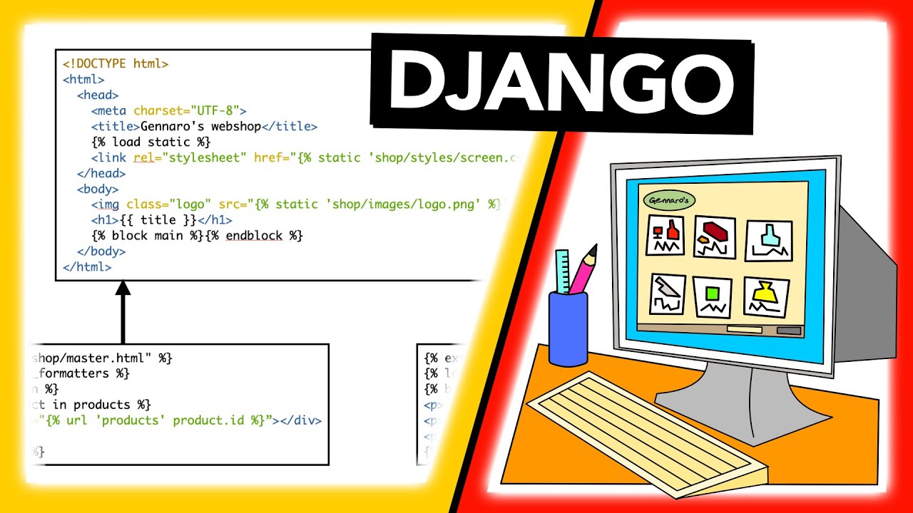 4-2 Master page - Python Django beginners course - YouTube