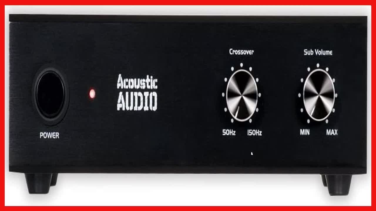 Acoustic Audio WS1005 Passive Subwoofer Amp 200 Watt Amplifier for Home ...