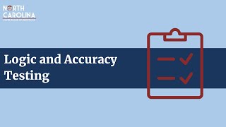North Carolina Logic and Accuracy Testing