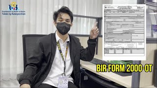 What is BIR FORM 2000-OT