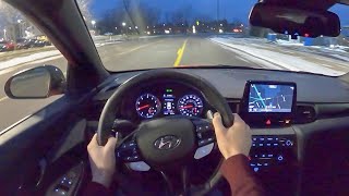 2021 Hyundai Veloster N Dct - Pov Night Drive Binaural Audio