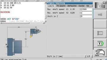 HEIDENHAIN- CNC PILOT- 640- Create Program Begin - Tutorial 3
