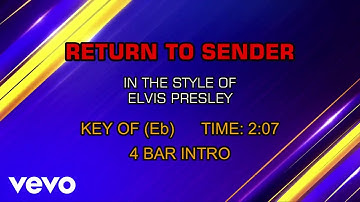 Elvis Presley - Return To Sender (Karaoke)