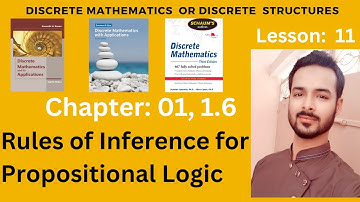 Lesson 11: Rules of Inference for Propositional Logic | Rules of Inference in Discrete Mathematics