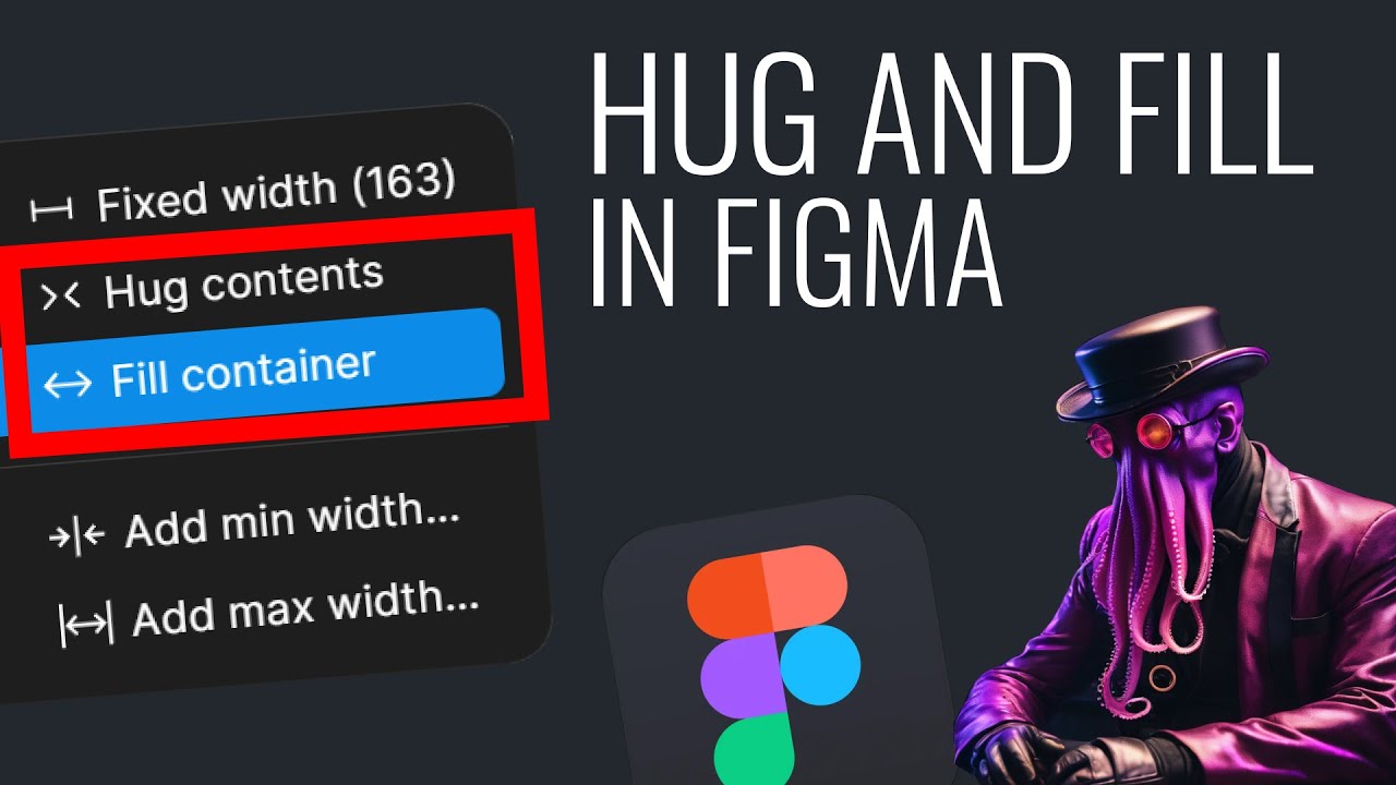 How to Use Hug and Fill Properties in Figma | Auto Layout - YouTube