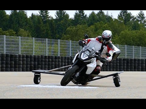 Bosch is testing a gas-powered anti-slide system for motorcycles