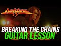 Dokken Breaking The Chains  Rhythm Guitar Lesson  George Lynch