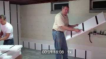 Frame and Insulate a Basement Wall in Under 10 Minutes