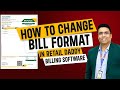 How to Change Bill/Invoice format in Billing Software Retail Daddy