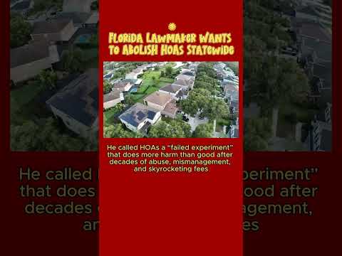 Florida Lawmaker Wants to ABOLISH HOAs Statewide 😮 #Florida #HOA
