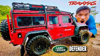 RC Traxxas OffRoad Monster Land Rover Defender Car Unboxing & Testing - Chatpat toy tv screenshot 3