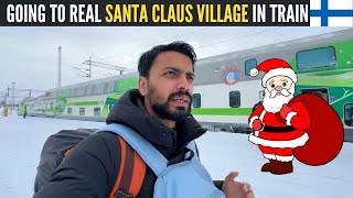 DOUBLE-DECKER Train JOURNEY to SANTA CLAUS Village in FINLAND