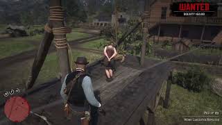 Arthur Morgan Hangs A Lady Of The Night. Red Dead Redemption 2