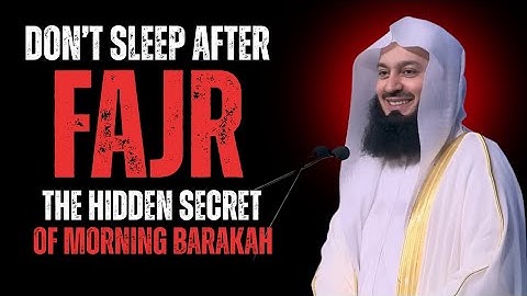 The Secret of Morning Barakah | Mufti Menk | 