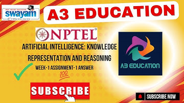 NPTEL Artificial Intelligence: Knowledge Representation And Reasoning Assignment 1 Answers Solution