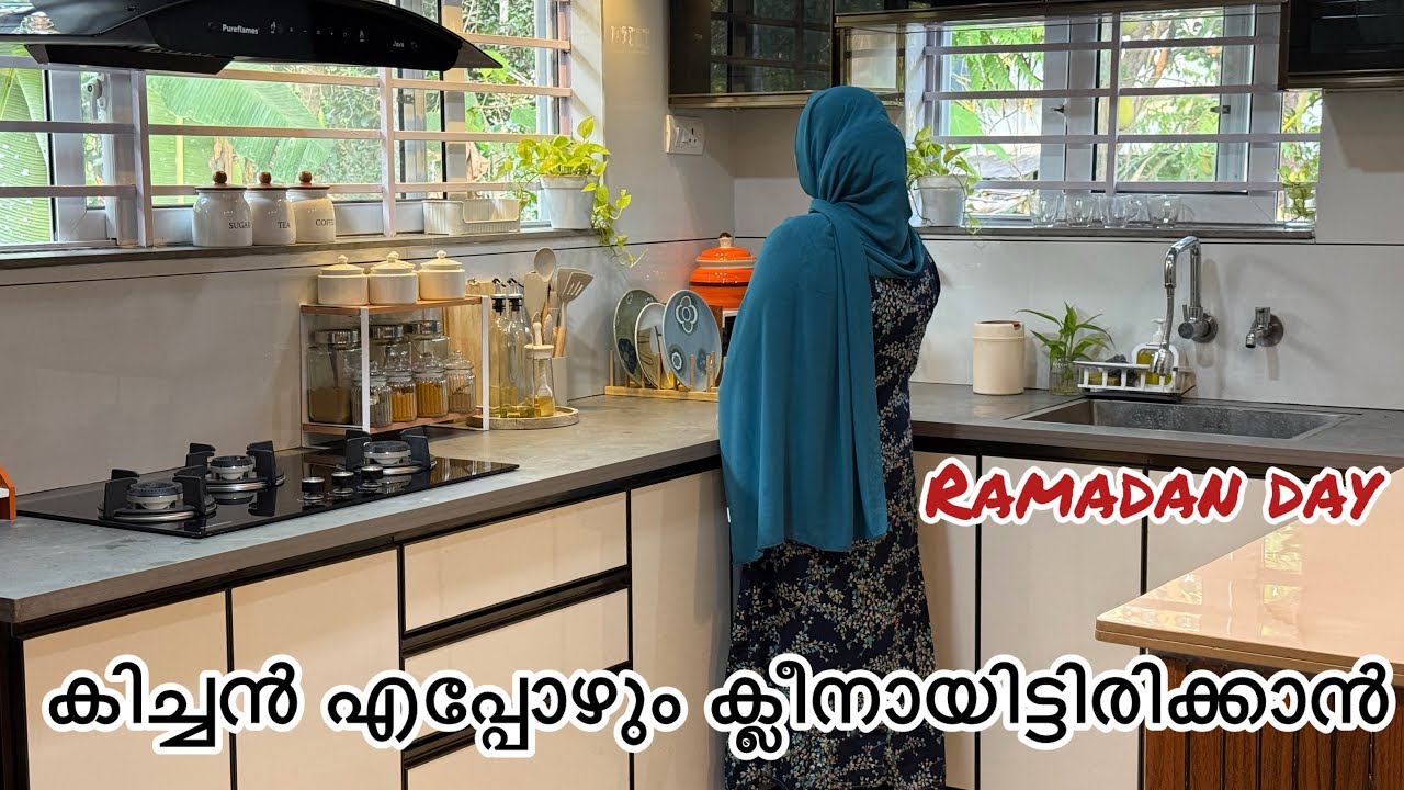 Kitchen cleaning/morning to evening#chicken momos/ my ramadan day💗
