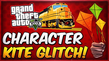 GTA 5 Glitches - Character Kite Glitch! Funny FLYING & SLIDING Glitch (GTA 5 Online Tutorial)