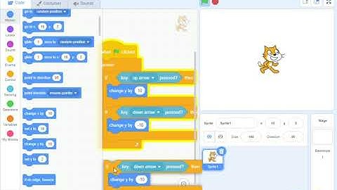 How to make a sprite move smoothly in Scratch! #easy