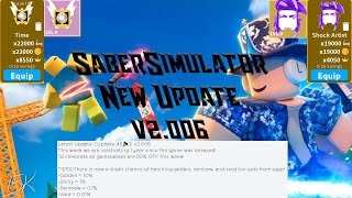 *NEW UPDATE* v2.006 New island + pets [ROBLOX SABER SIMULATOR]