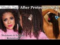 Wash Day After Two Week Protective Style For Moisture & Length Retention  | Natural Hair