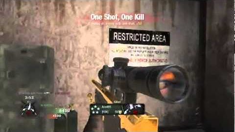 360 Quickscope on Firing Range - HaydosCorpse Black Ops