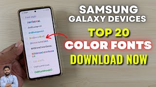 Samsung Galaxy Devices : Download Top 20 Amazing Color Fonts screenshot 5