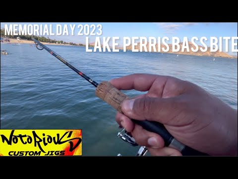 Bass bite is GOOD at [Lake Perris State Recreation Area]. I’m coming back 😃🤙