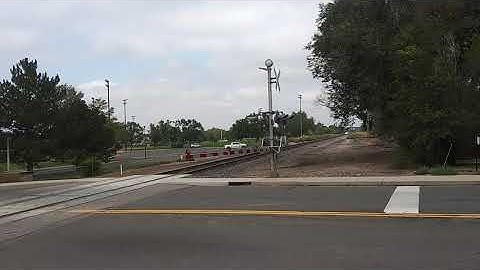 A southbound BNSF Hi Rail inspector passing M.P. 7.0 on the BNSF Front Range Subdivision.