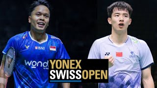 (MS-R16) | Anthony Sinisuka Ginting (INA) vs (CHN) Wang Zheng Xing | Swiss Open 2026 badminton