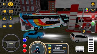 Bus Rosalia indah Cari Penumpang di Kota Semarang - Mobile Bus Simulator #2 screenshot 5