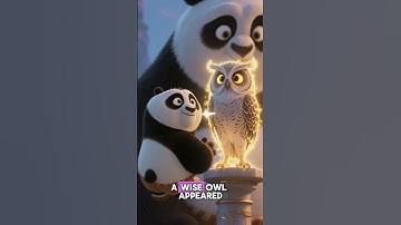 Bambino and the Clock Tower Secret 🐼🕰️🌙 #ai #cartoon #childrenscartoon #3danimation #kids #disney