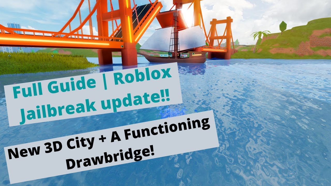 Full Guide Roblox Jailbreak Update New Drawbridge Youtube - golden key card roblox jailbreak minecraftvideos tv