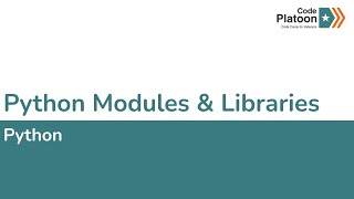 W1D3: Python Modules and Libraries (3 of 3)