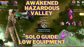 Cabal Infinite Combo New Update Dungeon Awakened Hazardous Valley