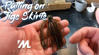 How to Make Jigs - Putting on Jig Skirts 