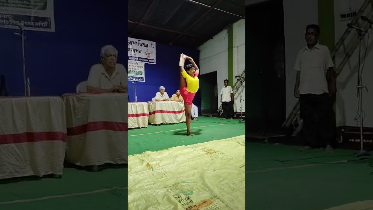 আন্তর্জাতিক যোগ দিবসে এশিয়া যোগা চ্যাম্পিয়ন স্বর্নপদক প্রাপ্ত পৌষানী সাহার যোগা নৃত্য