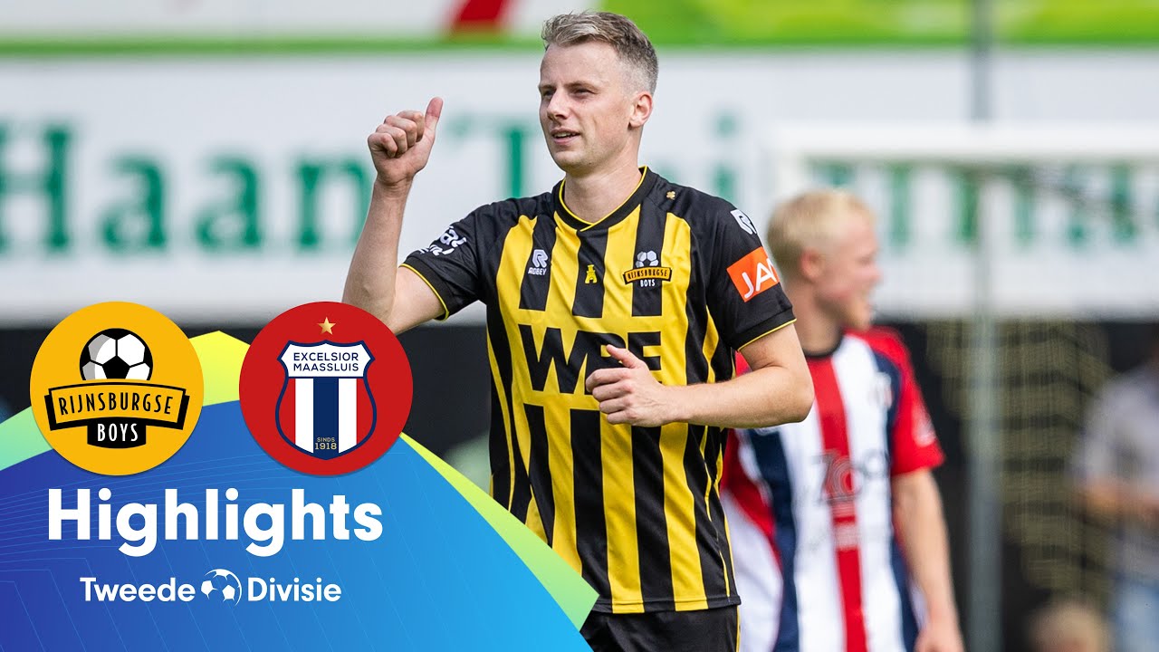🔥 Rijnsburgse Boys HAALT UIT! | Highlights Rijnsburgse Boys - Excelsior Maassluis