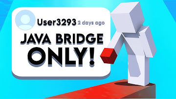 Hive Bedwars, but I can only JAVA BRIDGE (Ninja Bridging)