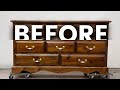 Lighten up your dark furniture with a TAN WASH! | Stripping, Sanding & Staining
