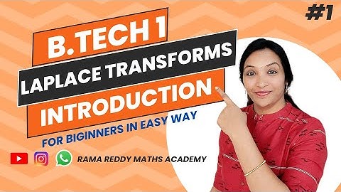 R22 JNTUH Laplace Transforms B.tech Mathematics || Laplace Transforms introduction in telugu ||